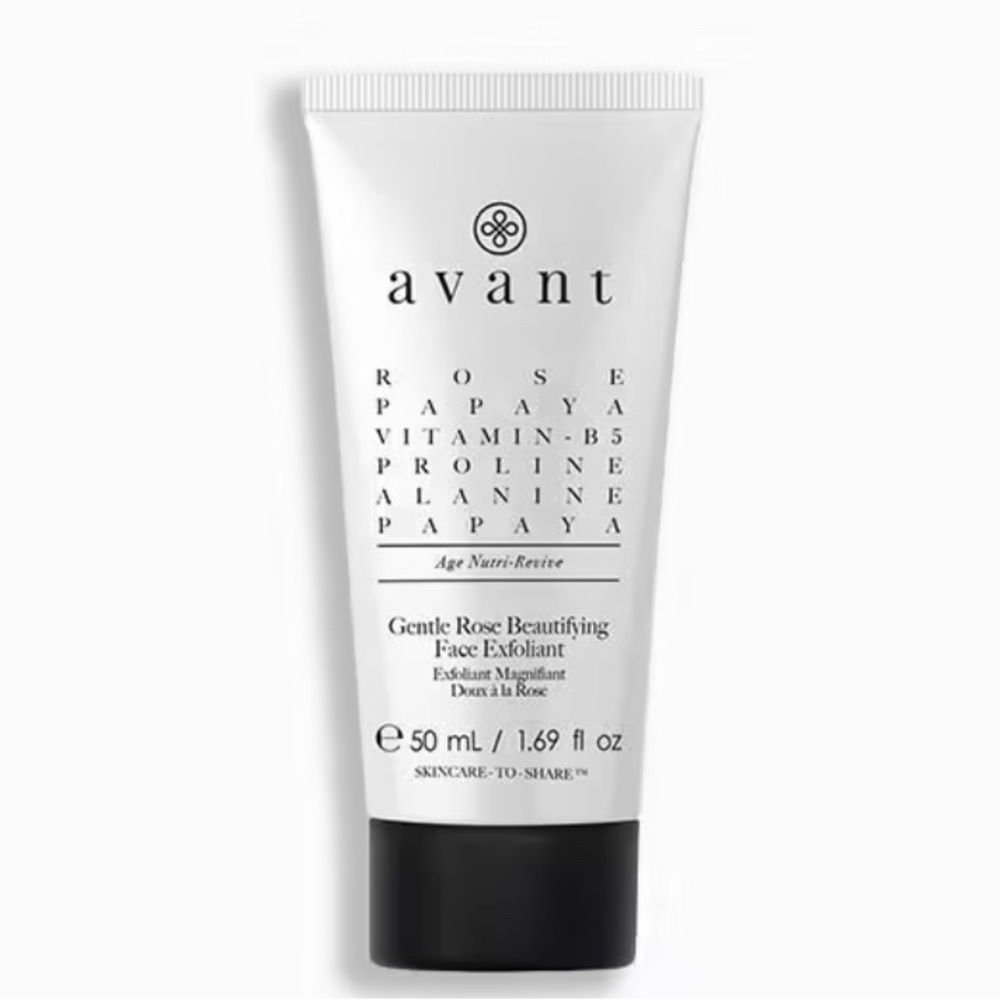 Avant Gentle Rose Beautifying Face Exfoliant Full Size New